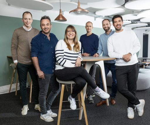 v.l.n.r.: Raphael Thommen, Sandro Strebel, Simone Kühn, Marco
Cerqui, Jürg Egli, Juan-Pablo Schmid