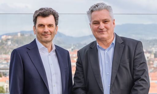  Geplante Übergabe der Chefredaktion: Hubert Patterer (rechts) und
Oliver Pokorny.