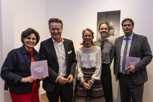 vl.n.r: Gudrun Feucht (IV), Georg Knill (Präsident IV), Therese
Niss (Vorstand MINTality Stiftung), Verena Aichholzer (General
Managerin MINTality Stiftung), Peter Aufreiter (Geschäftsführer
Technisches Museum Wien)