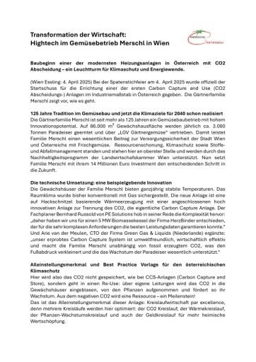 Vorschau Bild von Merschl Gartenbau GmbH - Spatenstichfeier vom 04. April 2025