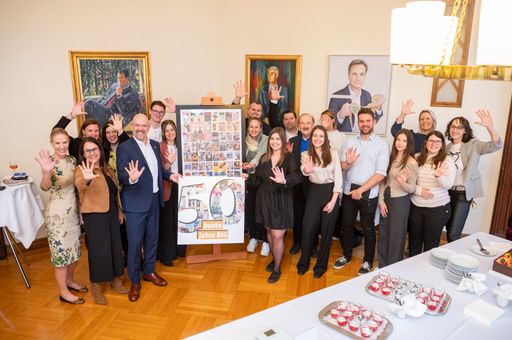 Vorschau Bild von Das Team der Abteilung für Kommunikation.