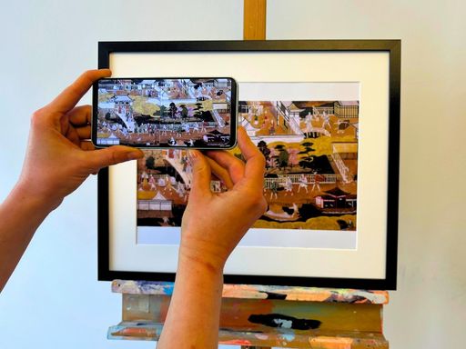 Mittels Smartphone erwecken AT&S und Artivive das Kunstwerk aus
dem 17. Jahrhundert zum Leben.