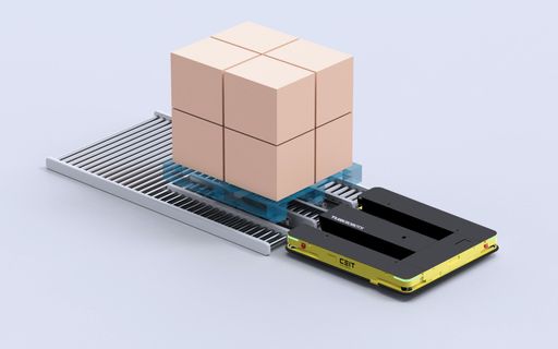 Vorschau Bild von Revolutionärer AGV F1000AP mit einem System versteckter Gabeln