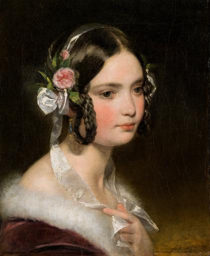 Vorschau Bild von Friedrich von Amerling, Bildnis eines Mädchens, 1839, Öl auf
Leinwand, 45,5 x 33,8 cm, Leopold Museum, Wien, Schenkung aus
Privatbesitz
