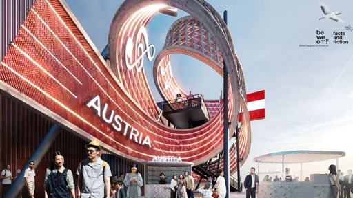 Vorschau Bild von Österreich präsentiert sich vom 13. April bis 13. Oktober 2025
mit einem hochmodernen Pavillon unter dem Motto „Composing the
Future" in Osaka. Musik verbindet österreichische Tradition und
Werte mit Innovation und Fortschritt und soll Österreich und Japan
noch näher zusammenbringen.