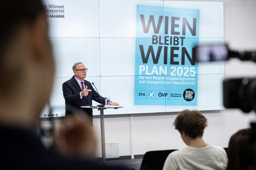 Karl Mahrer präsentiert den "Wien bleibt Wien Plan"
