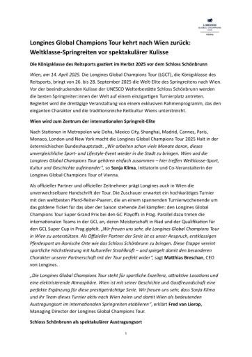 Vorschau Bild von Presseinformation