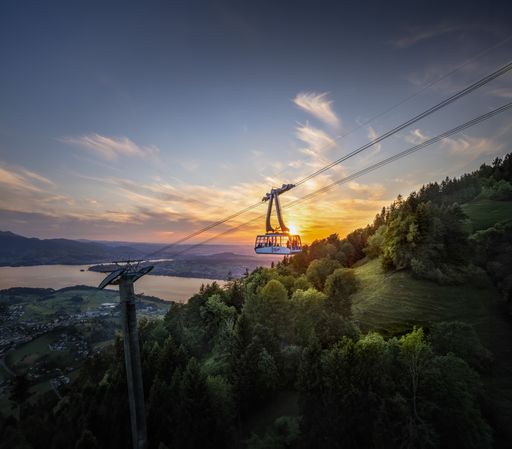 Vorschau Bild von 5 Gründe: das Netz Abendessen in der Gondel, Rigi,
Sonnenuntergang