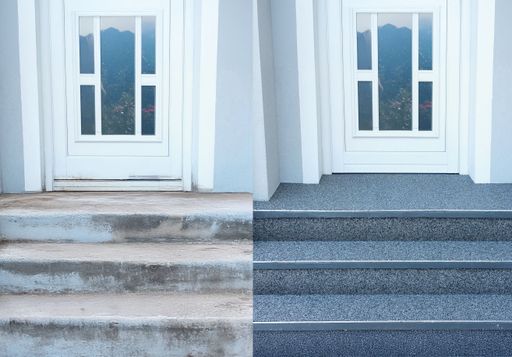 Vorschau Bild von Modern, robust und pflegeleicht: Der Natursteinteppich von
Murexin.