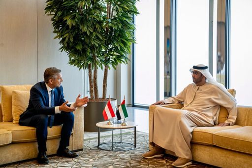 Antrittsbesuch BM Hattmannsdorfer bei Industrieminister und ADNOC
CEO Dr. Sultan Al Jaber