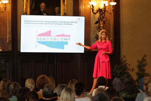  Entsprechend ihrer Erwerbsbiografie und Lebenserwartung müssen
Frauen anders sparen und vorsorgen als Männer
