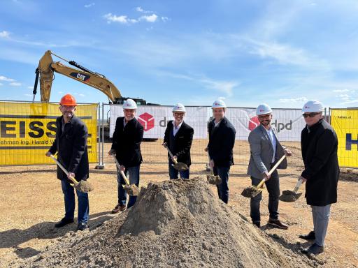  Spatenstich neues DPD Depot in Seyring