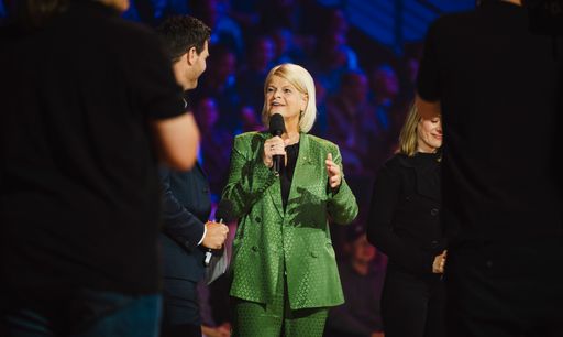 Verteidigungsministerin Klaudia Tanner beim Militärmusikfestival
2025 in Salzburg.