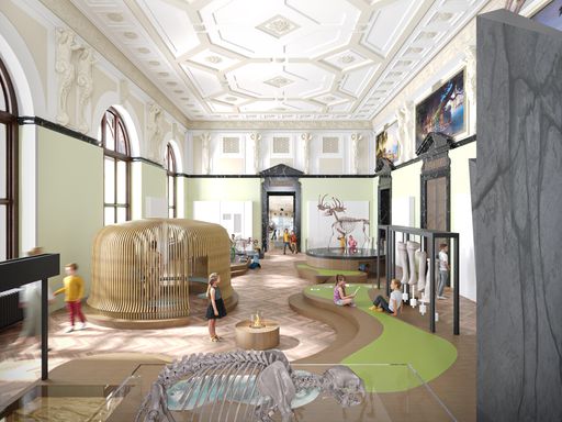 Press invitation to the opening of the new children’s ice cream parlor “Ice Age Children and their World”