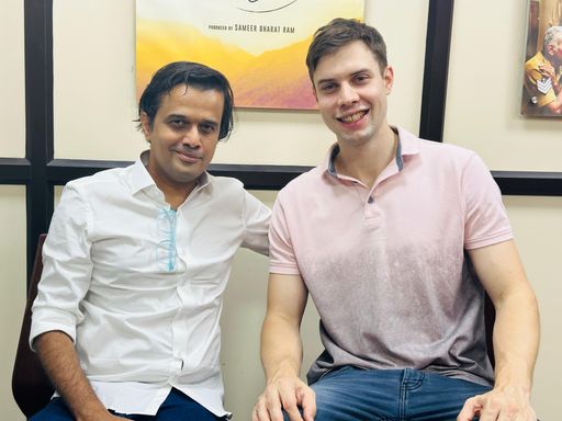 Co-Gründer Sameer Bharat Ram mit CEO und Founder Colin
Fuchs-Robetin