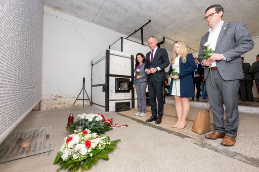  Internationale Gedenkfeier für Opfer des KZ-Außenlagers
