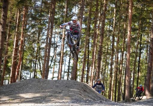  Die neue Bike Area bietet Action für die ganze Jung und Alt.