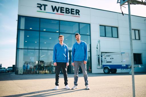  Lukas Weber und Dominik Weber - Geschäftsführer von RT Weber Gmbh