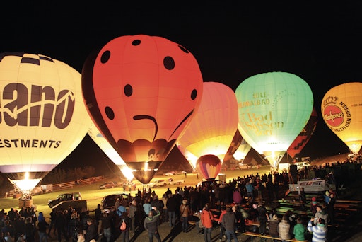 Vorschau Bild von Nacht der Ballone am 31. Mai 2025 im Rahmen der Österreichischen
Staats- und steirischen Landesmeisterschaften von 28. Mai bis 1.
Juni