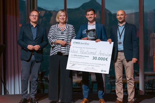  MSD verleiht Join4Care-Award an das Projekt "Interdisziplinäre
Palliativmedizinische Ambulanz"
