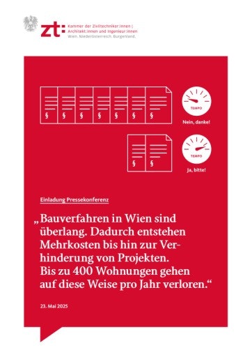 Vorschau Bild von Einladung Pressekonferenz