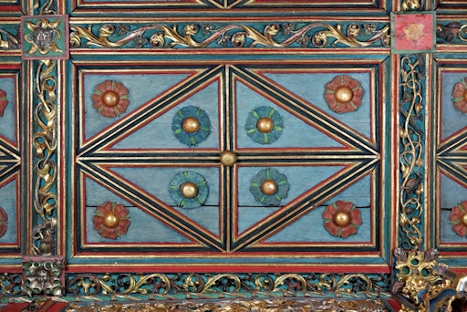 Vorschau Bild von Kasettendecke Fürstenzimmer/Goldene Stube nach der Restaurierung