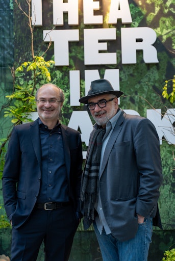 Vorschau Bild von Die Initiatoren Georg Hoanzl (links) und Michael Niavarani
(rechts).