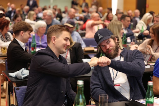 Vorschau Bild von Die Speaker animierten das Publikum zum Mitmachen.