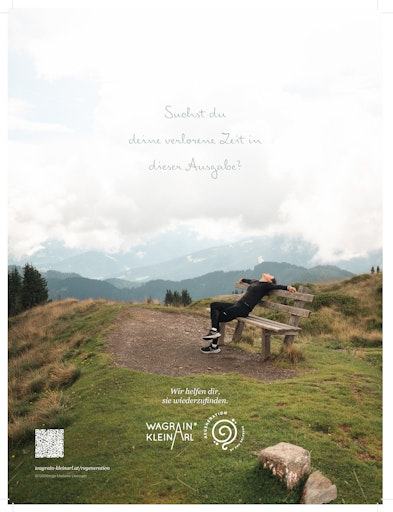 Vorschau Bild von Sujet aus der Inserat-Kampagne "Regeneration mit
Wagrain-Kleinarl"