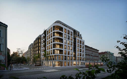 Vorschau Bild von Visualisierung Wohnbauprojekt Rezidence Na Plzence in Prag