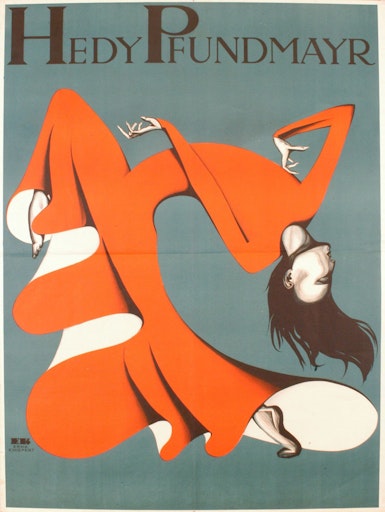 Erna Kniepert, "Hedy Pfundmayr", 1931 Druck: J. Weiner, Wien
Lithografie PI 1517
