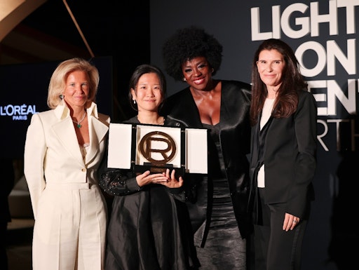 Iris Knobloch, Heo Gayoung, Viola Davis und Delphine
Viguier-Hovasse beim Cinéma de Demain Dinner. // Weiterer Text über
ots und www.presseportal.de/nr/73372 / Die Verwendung dieses Bildes
für redaktionelle Zwecke ist unter Beachtung aller mitgeteilten
Nutzungsbedingungen zulässig und dann auch honorarfrei.
Veröffentlichung ausschließlich mit Bildrechte-Hinweis.