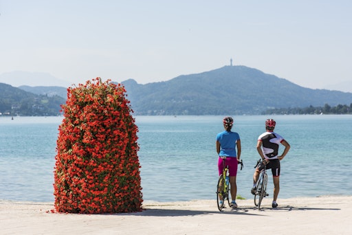 Vorschau Bild von Rennradtouren mit Blick auf den Wörthersee von Klagenfurt aus.