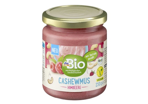 dmBio Cashewmus Himbeere // Weiterer Text über ots und
www.presseportal.de/nr/50659 / Die Verwendung dieses Bildes für
redaktionelle Zwecke ist unter Beachtung aller mitgeteilten
Nutzungsbedingungen zulässig und dann auch honorarfrei.
Veröffentlichung ausschließlich mit Bildrechte-Hinweis.