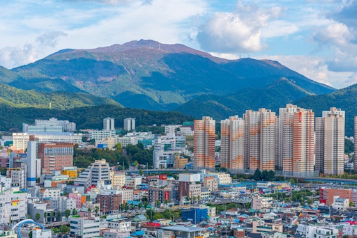  Stadtansicht Gwangju, Südkorea