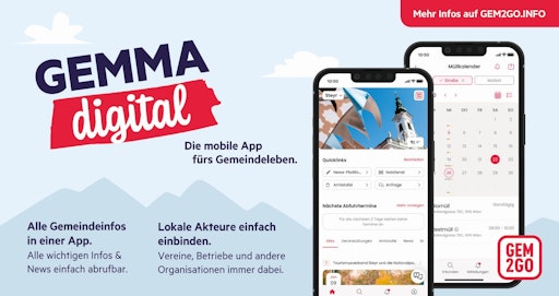  Infografik der optimierten GEM2GO Gemeinde-App