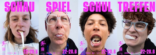 Grafik mit Gesichtern von Personen