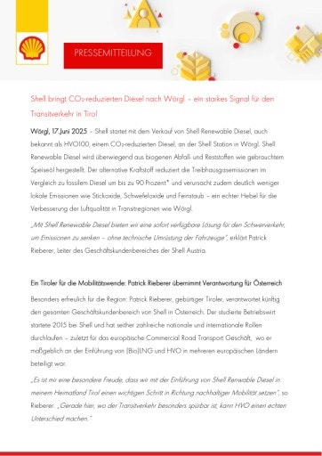 Vorschau Bild von Eröffnung SRD Wörgl