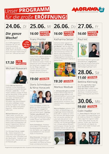  Eröffnungswoche Programmschau