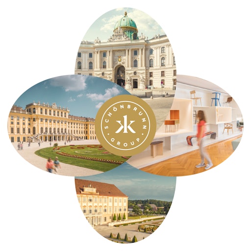 Logo Schönbrunn Group mit alle Standorten