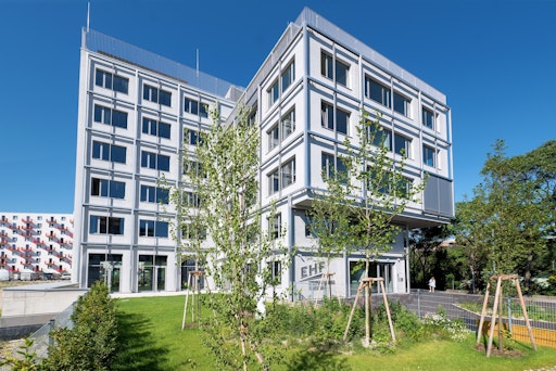  Das European Handball House ist ein Vorzeigeprojekt für
innovatives Bauen.