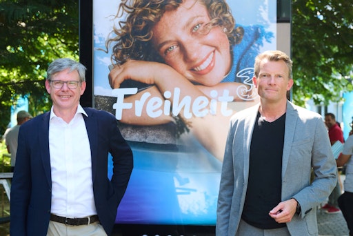 vlnr Drei CEO Rudolf Schrefl und Drei CCO Günter Lischka