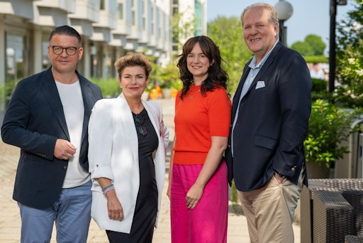 V.l.: Oliver Vesper, Elisabeth Frank, Claudia Ostermann-Schabata,
Walter Zinggl