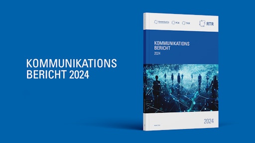  Titelseite Kommunikationsbericht 2024 von RTR, KommAustria, PCK
und TKK