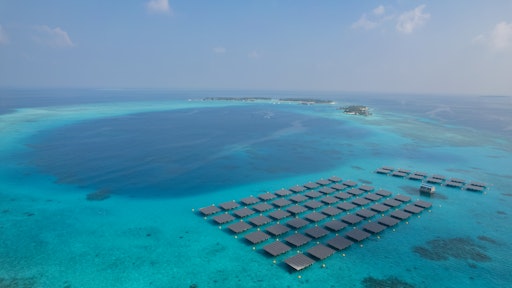 Schwimmende Solaranlage von Swimsol