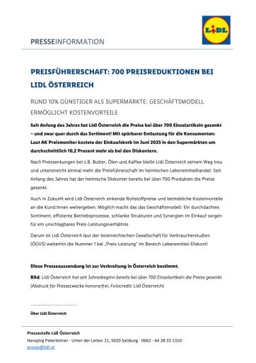 Vorschau Bild von Pressemitteilung als PDF
