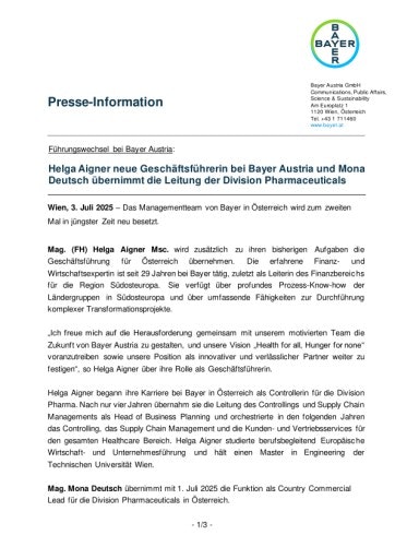 Vorschau Bild von Presse-Info