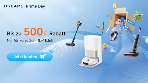  Dreame Prime Day 2025 // Weiterer Text über ots und
www.presseportal.de/nr/173033 / Die Verwendung dieses Bildes für
redaktionelle Zwecke ist unter Beachtung aller mitgeteilten
Nutzungsbedingungen zulässig und dann auch honorarfrei.
Veröffentlichung ausschließlich mit Bildrechte-Hinweis.
