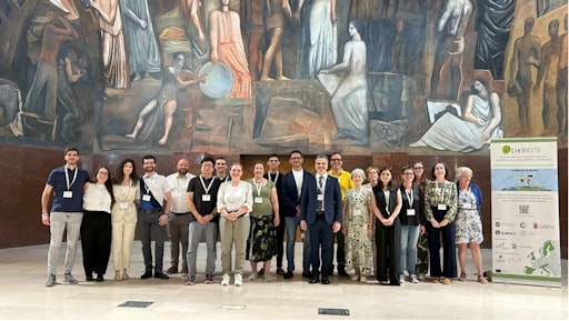 Forscherinnen und Forscher des EU Projekts OLINWASTE beim
Kick-off Meeting in Rom