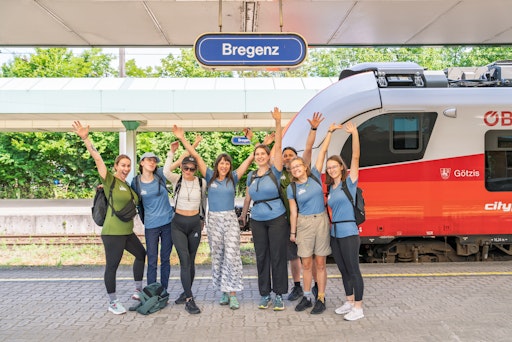  Mit Rucksack, Fahrrad und viel Idealismus quer durch Österreich
